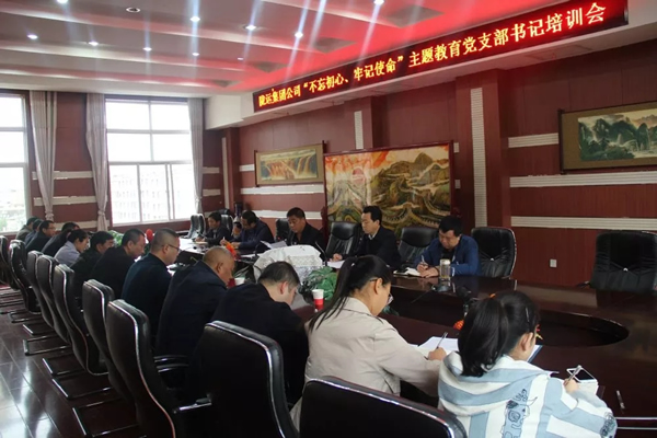 隴運(yùn)集團(tuán)公司召開“不忘初心、牢記使命”主題教育黨支部書記培訓(xùn)會